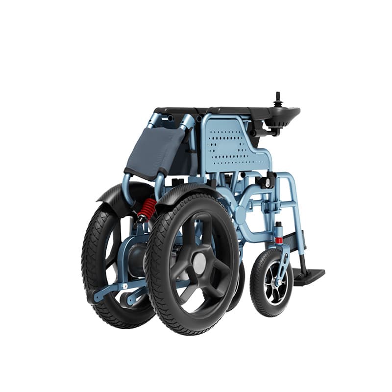 YSE113 Foldable Electric Wheelchair - Side View