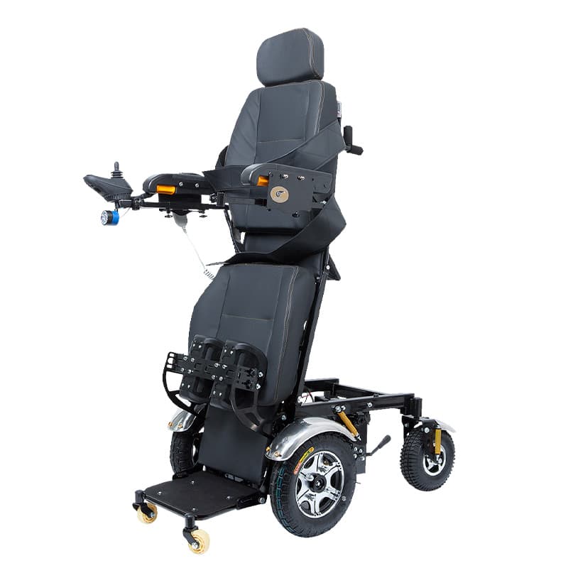 YSE301 Electric Standing Wheelchair - Standing Position Side View